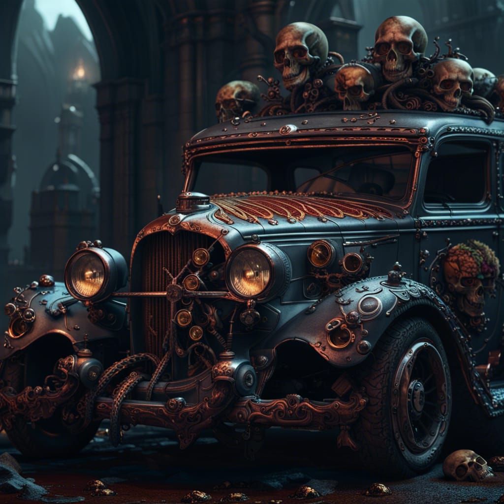 A devil car   by @Metaleria