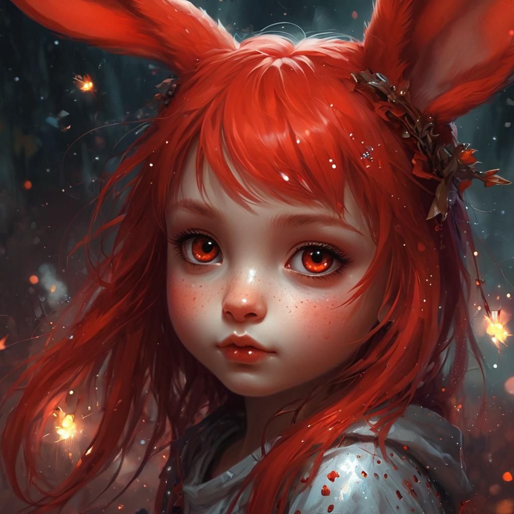 Bunny red eyes