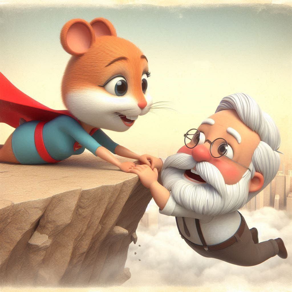 Rescued by Hamster Girl - 01