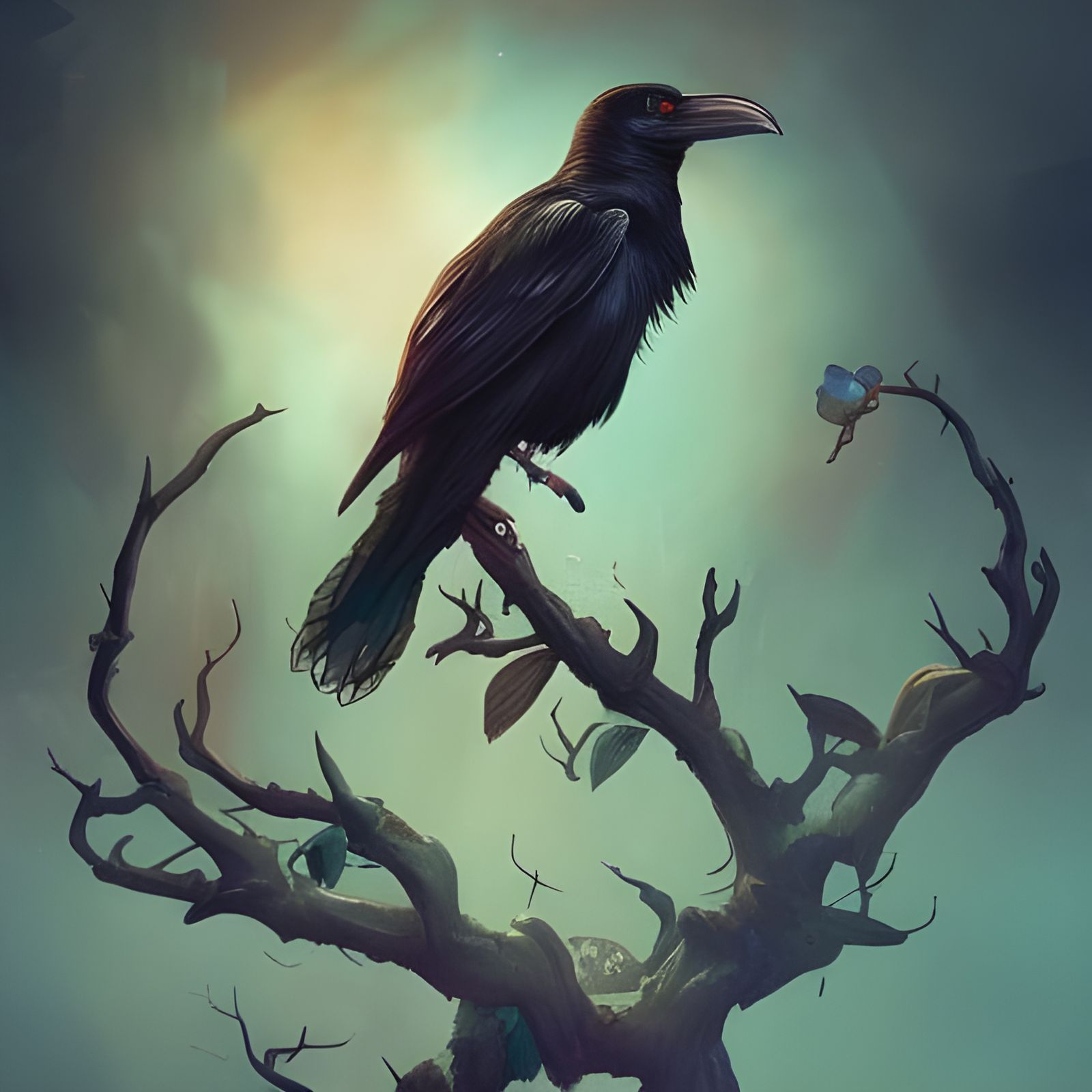 raven - AI Generated Artwork - NightCafe Creator