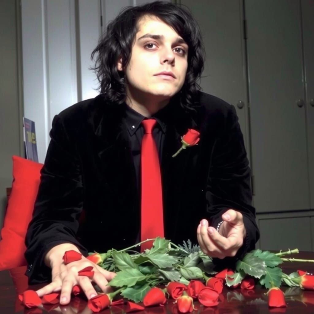 Gerard Way Portrait, My Chemical Romance Singer