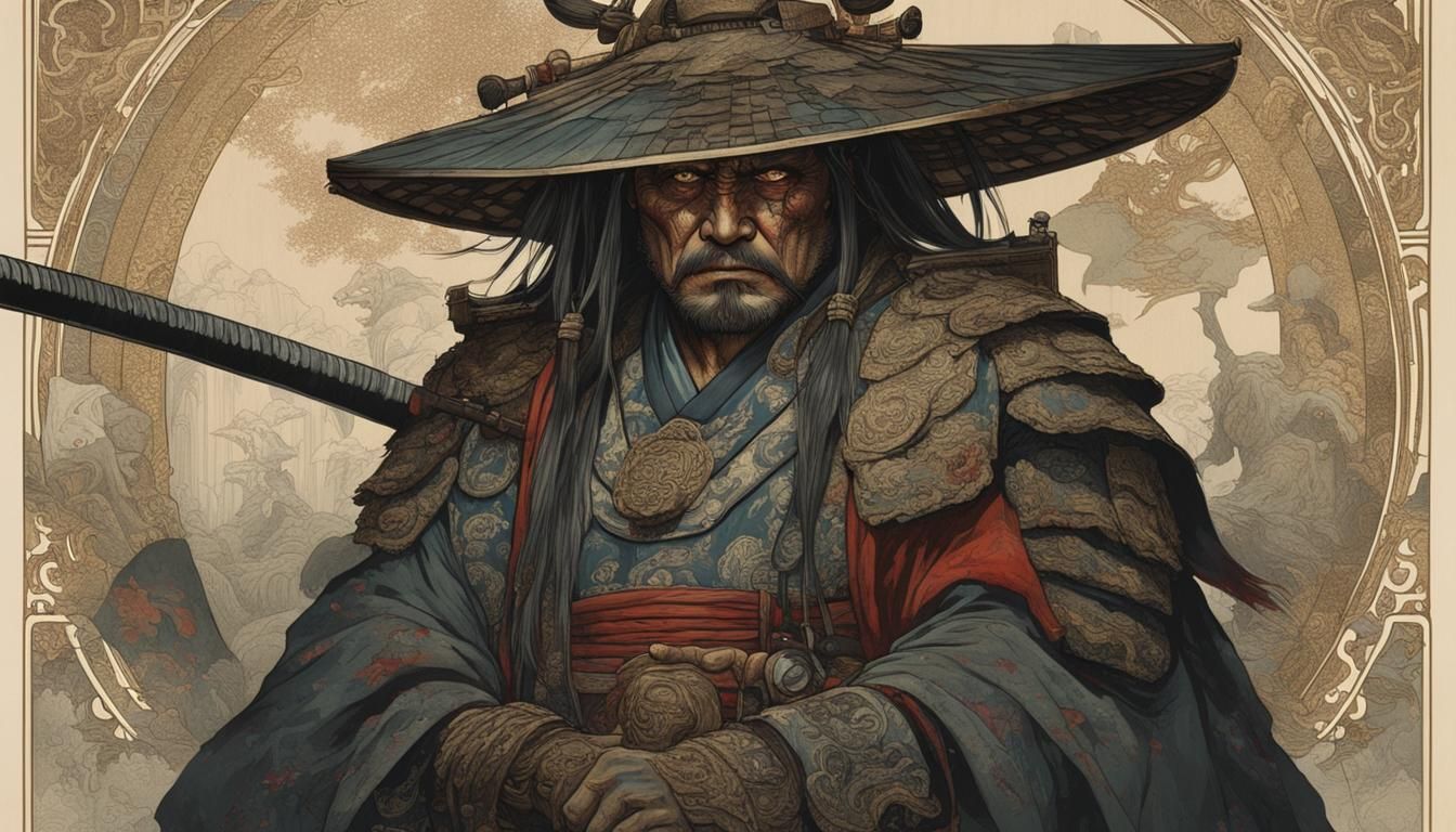 Blind Samurai - AI Generated Artwork - NightCafe Creator