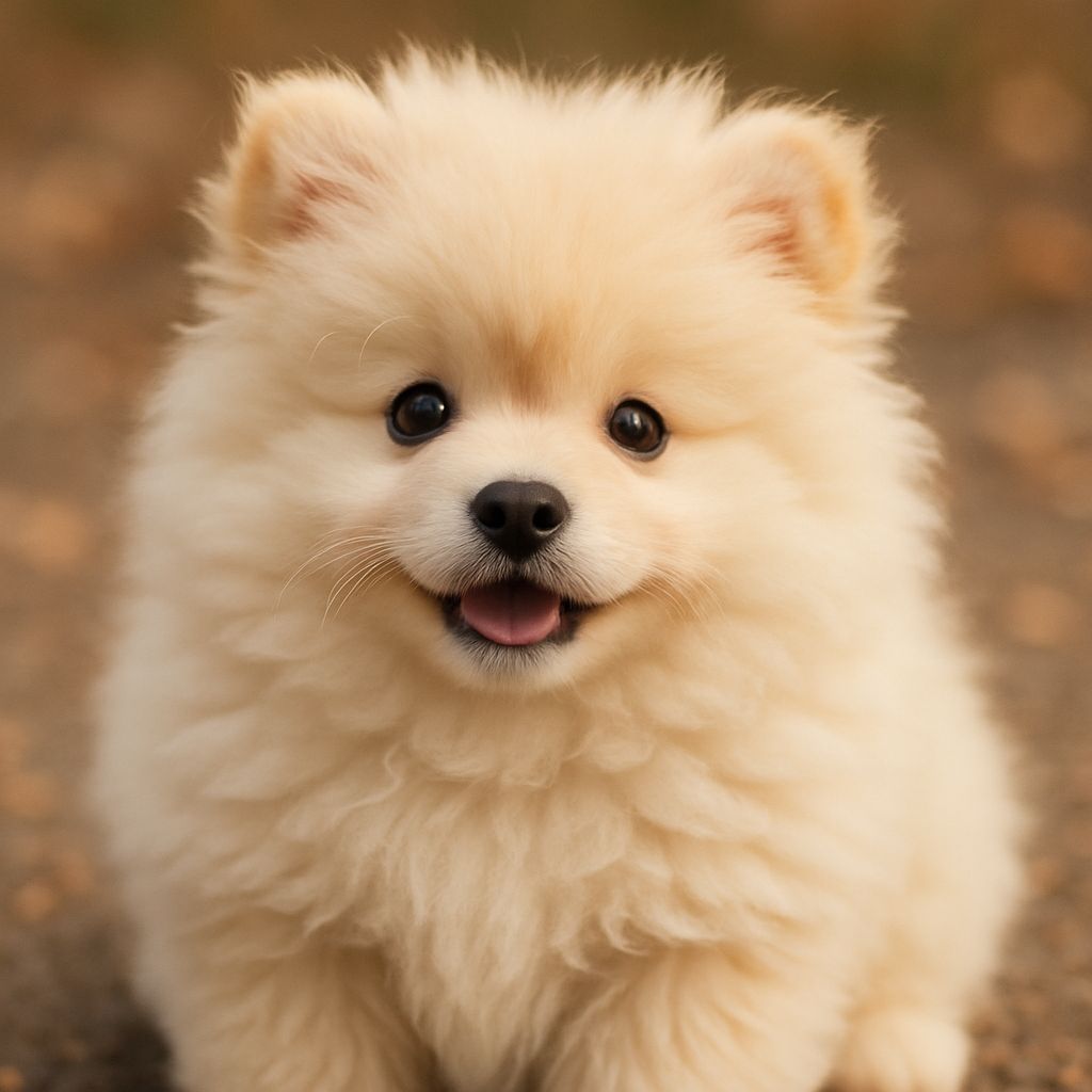 Adorable Fluffy Dog Portrait