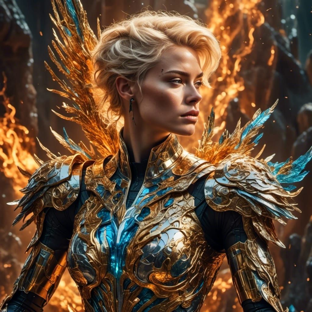 Goddess <lora:Detailed Armor:1.0> 