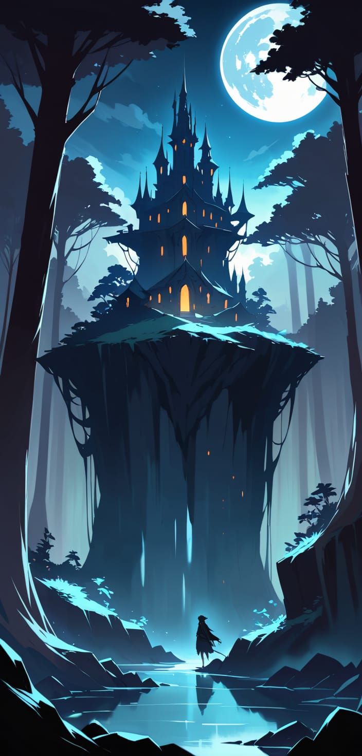 Castle in the middle of the forest