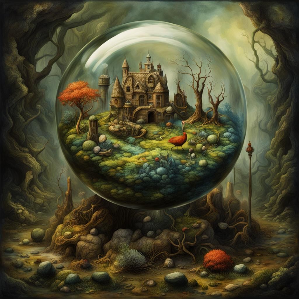 Terrarium Je me souviens des mouvements hésitants de mes rêv...