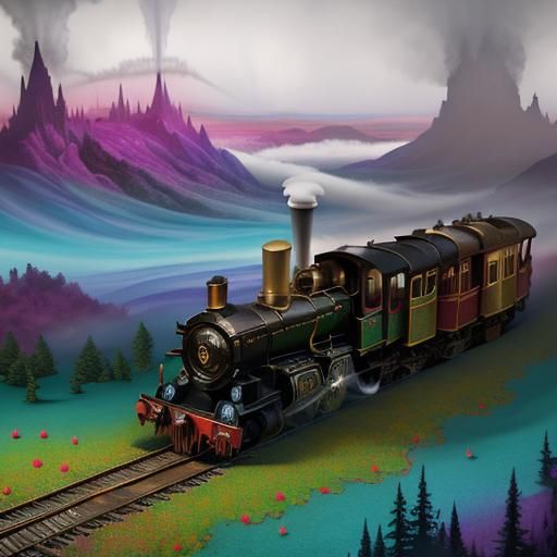 Steam engine Train
