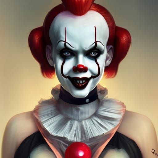 Pennywise daughter - AI Generated Artwork - NightCafe Creator