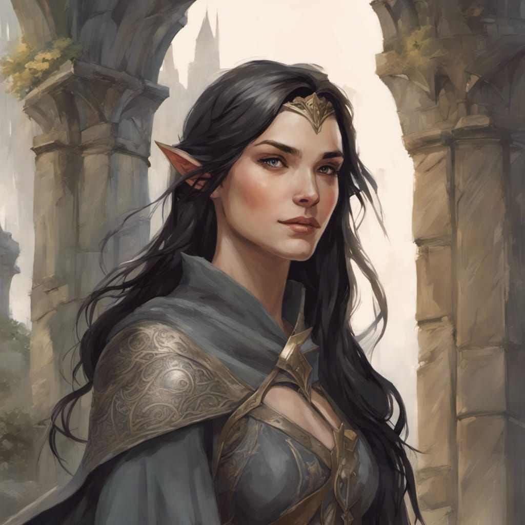 Elanor, Sindar Elf Warden (Middle-Earth) - AI Generated Artwork ...