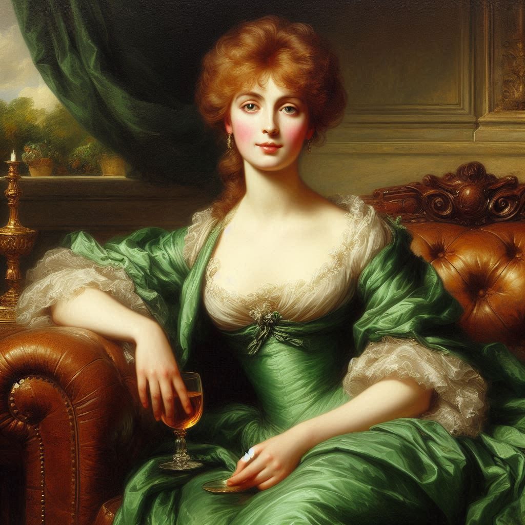 "Gainsborough's Green Girl""