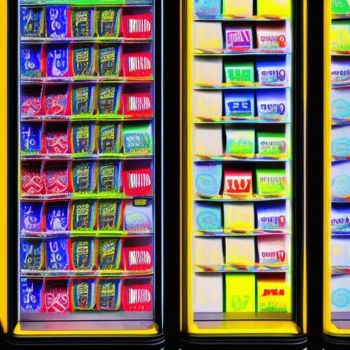 space vending machine AI Generated Artwork NightCafe Creator