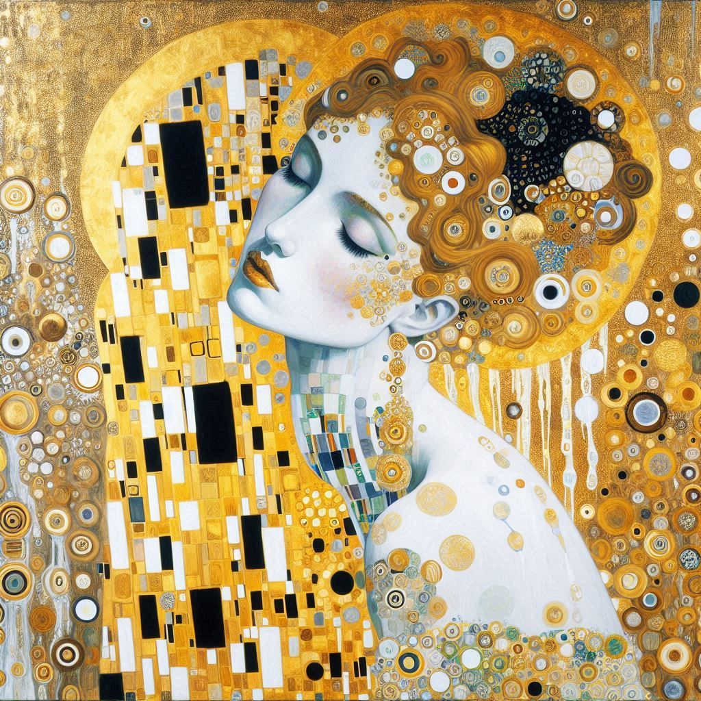 Lady in Gold painting by Gustav Klimt