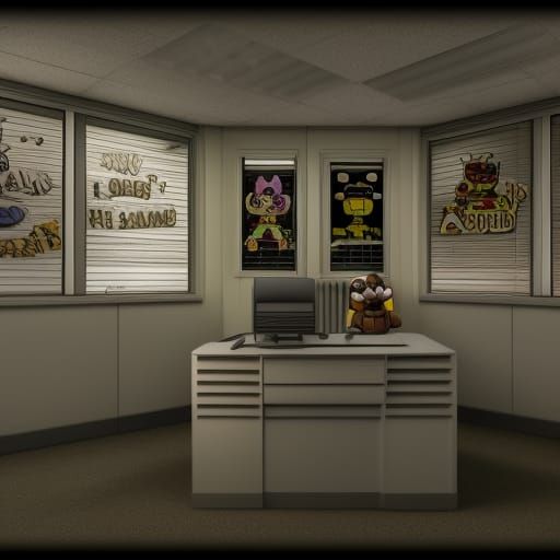 fnaf 2 office, Stable Diffusion