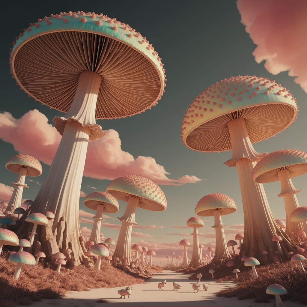 Mushroom land   by @Mr Mrs Meadows