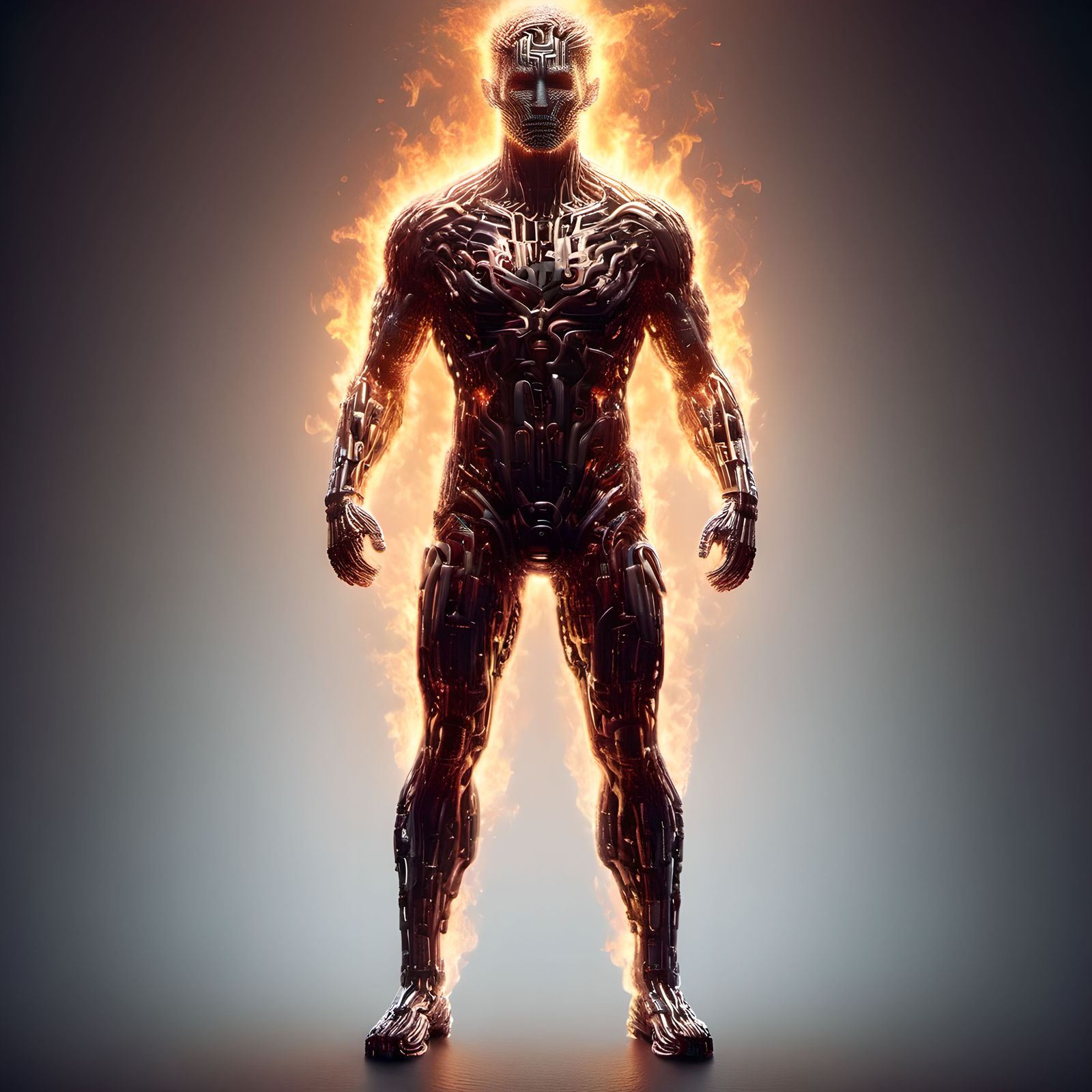 Flaming Hot Chain man