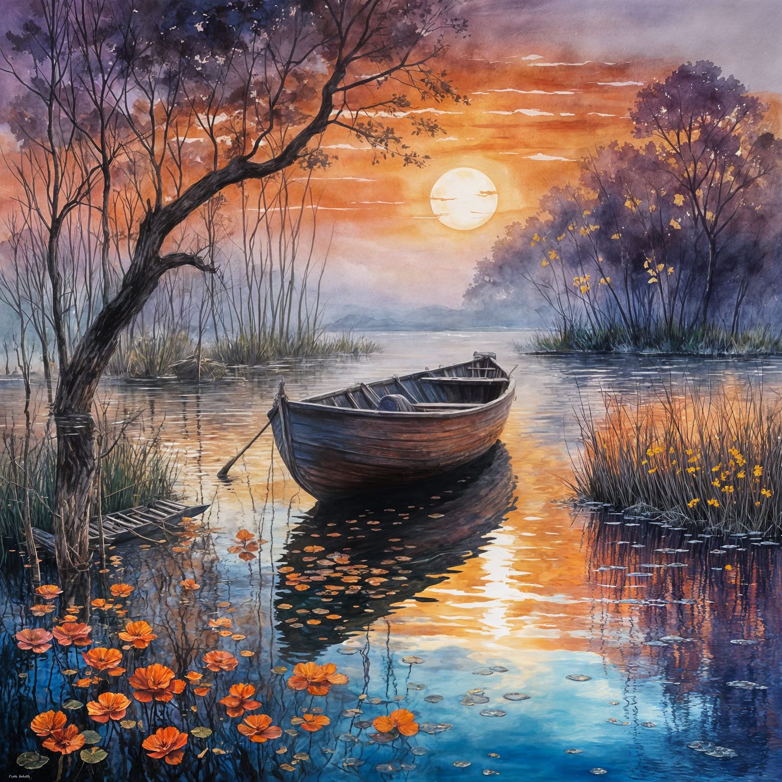 Dreamlike lake  by @ONC