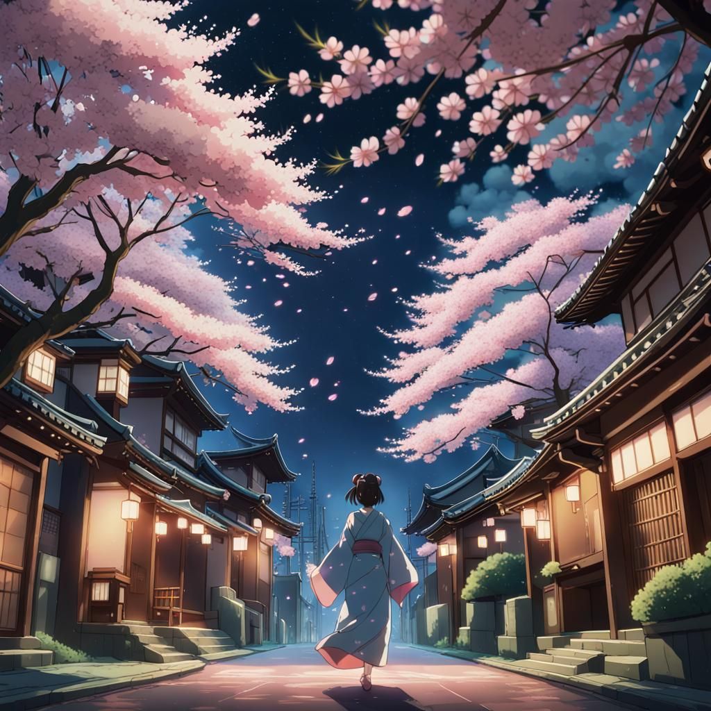 Yozakura in Edo