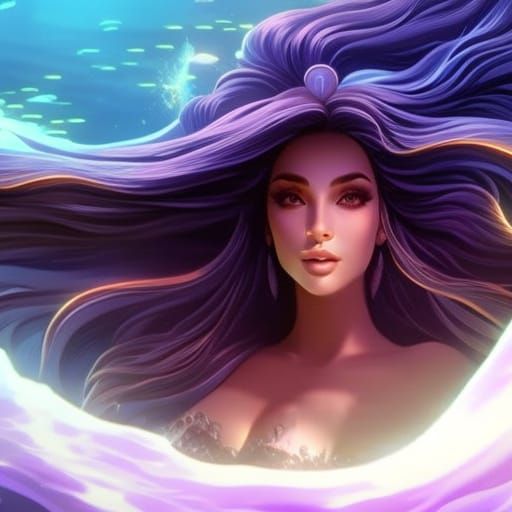 MERMAID, a masterpiece, realistic, HD, 4K, 8K, 16K, magical ...