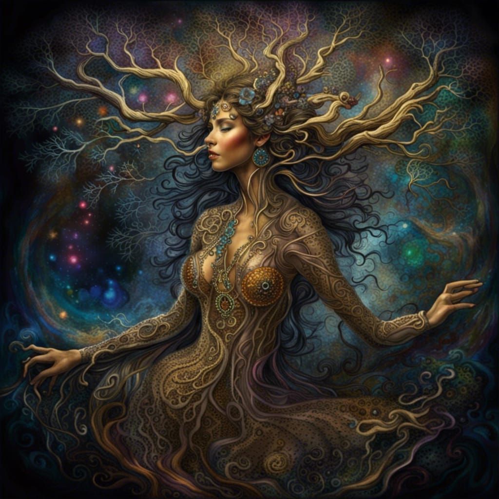 Cosmic Tree-Goddess