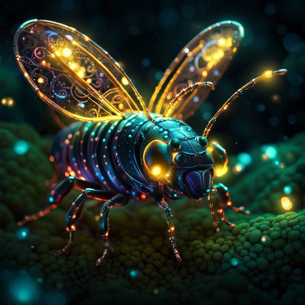 Magic bug (C) - AI Generated Artwork - NightCafe Creator