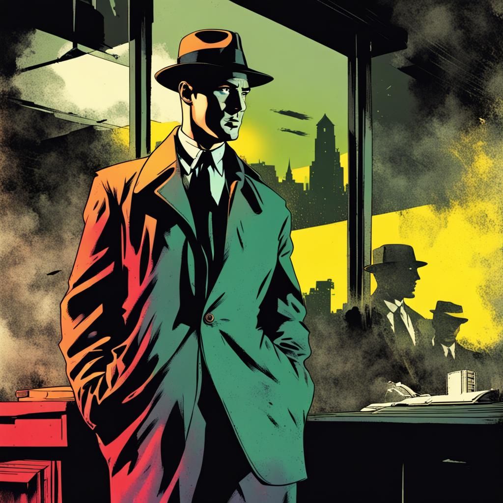 Detective following his leads  by @Drip