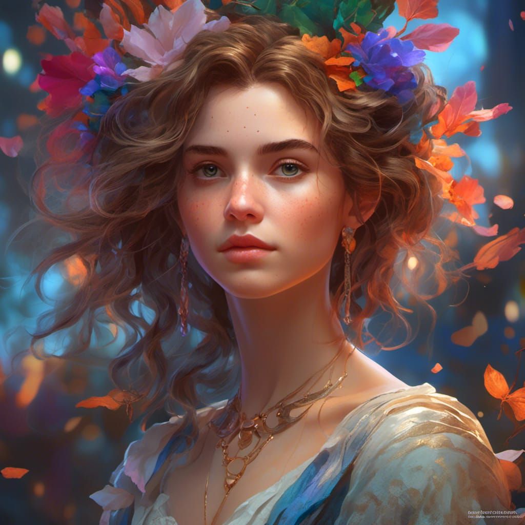 <lora:NC Hyperreal:1.0> listening pretty Friend young woman ...