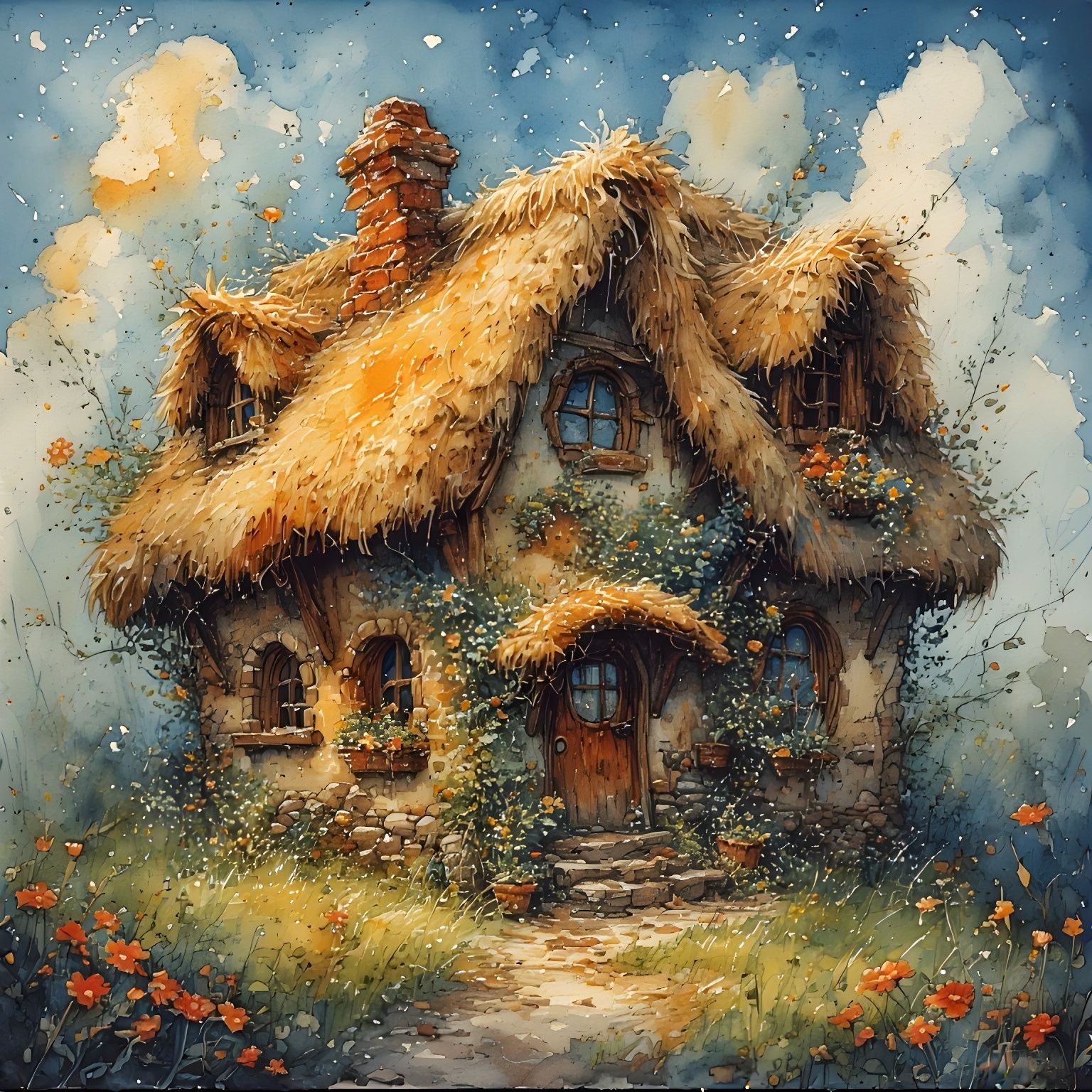 Mrs Percival’s cottage on Mulberry Lane