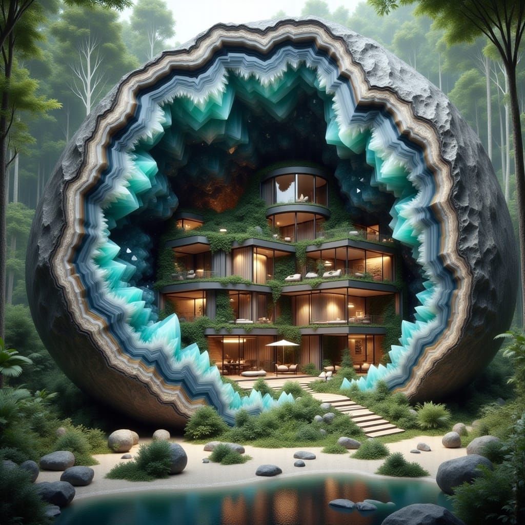 Geode-house