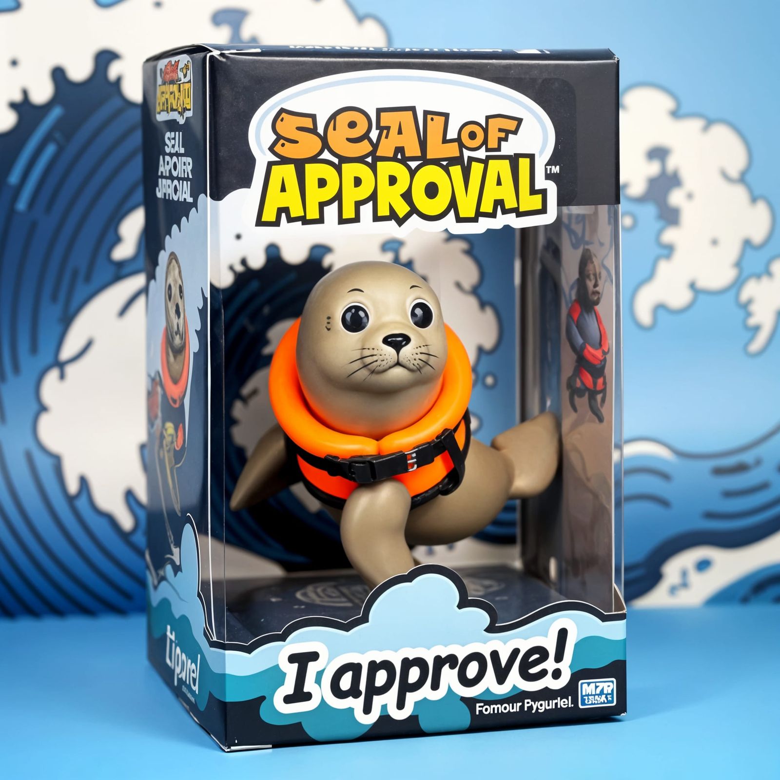 Seal of Approval action figure  by @Laevos