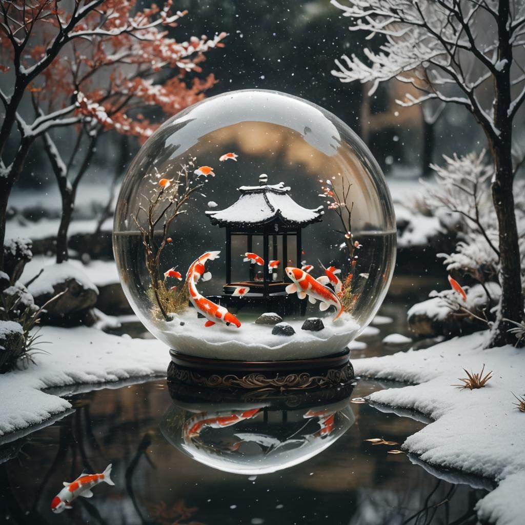 Koi globe  by @Wolfstar