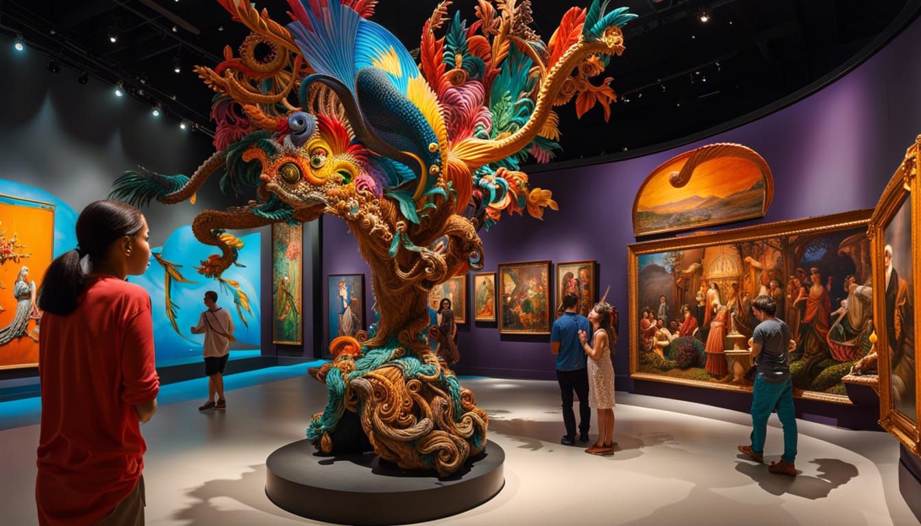 museum exhibits come to life in magical way museum is filled with talking paintings, dancing sculptures, ...  by @Seven smith