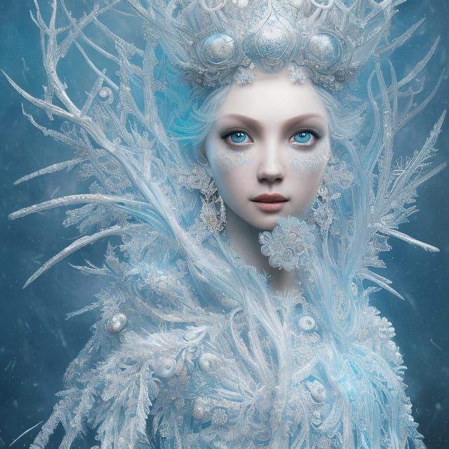 Frost queen - AI Generated Artwork - NightCafe Creator