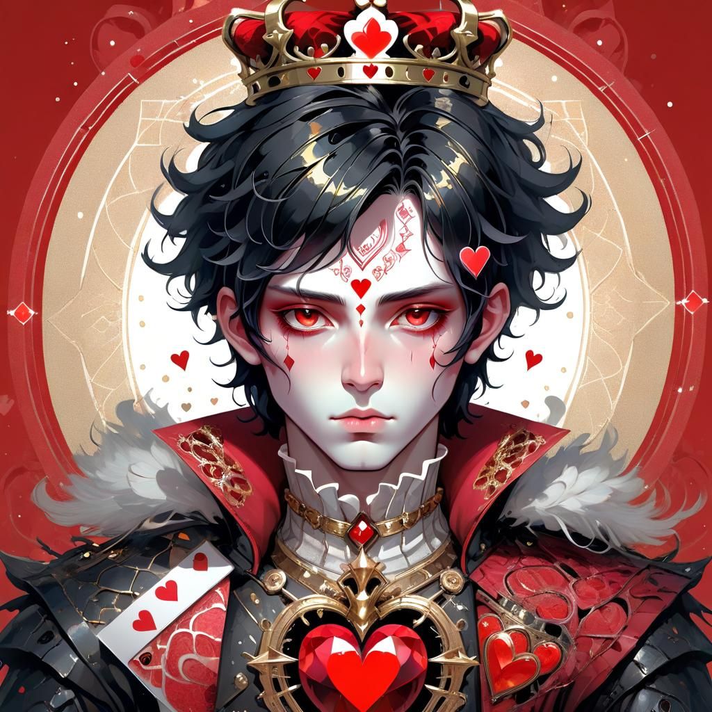 King of Hearts Series - AI Generated Artwork - NightCafe Creator