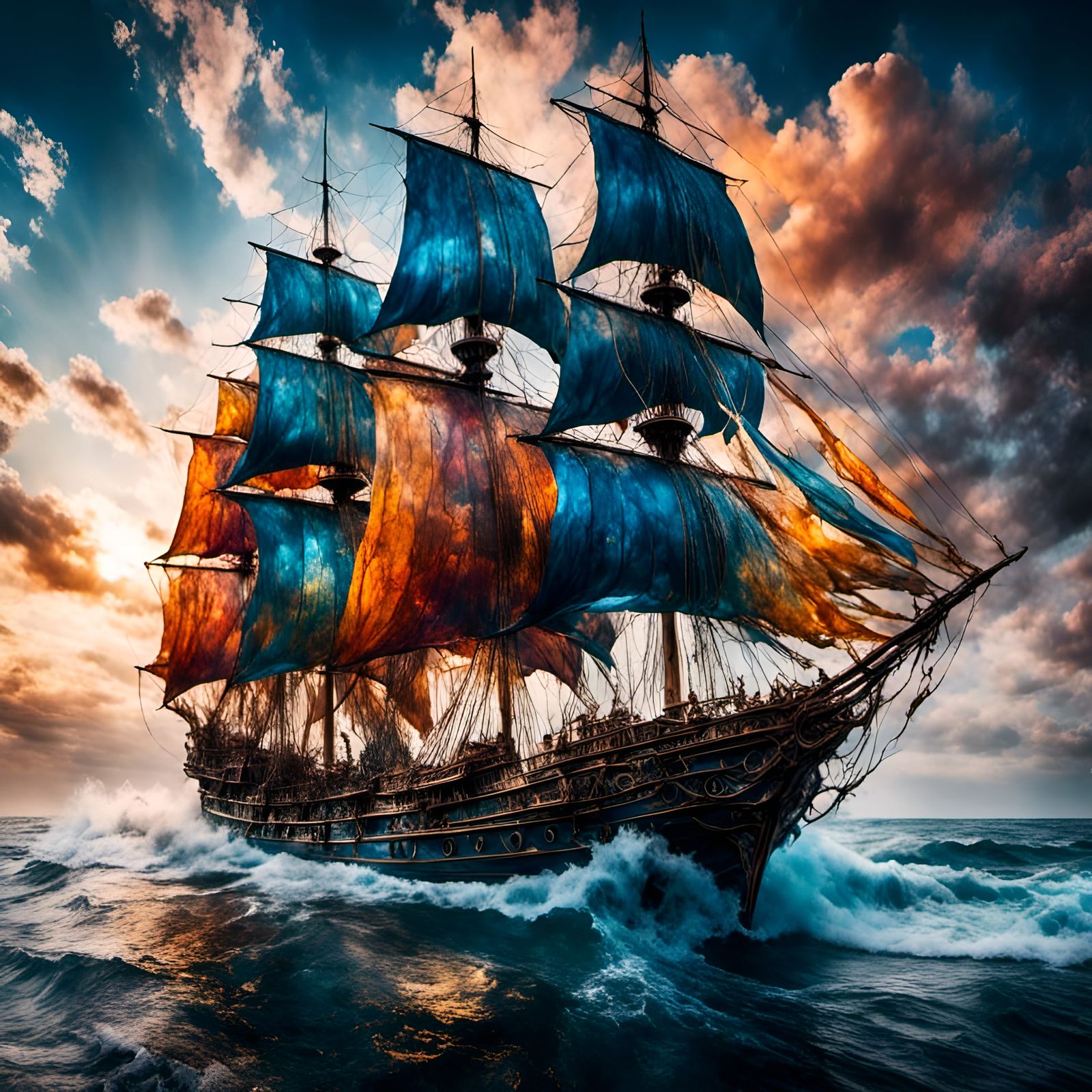 Alone on the ocean