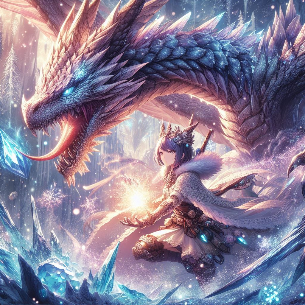 Ice Dragon - AI Generated Artwork - NightCafe Creator