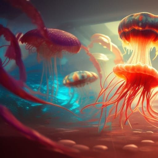 jellyfish  by @Adriana