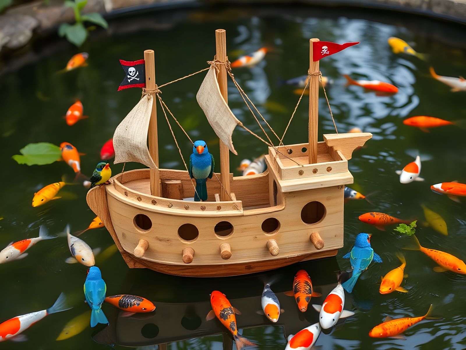 Pirate ship birdhouse  by @Gary Murakami