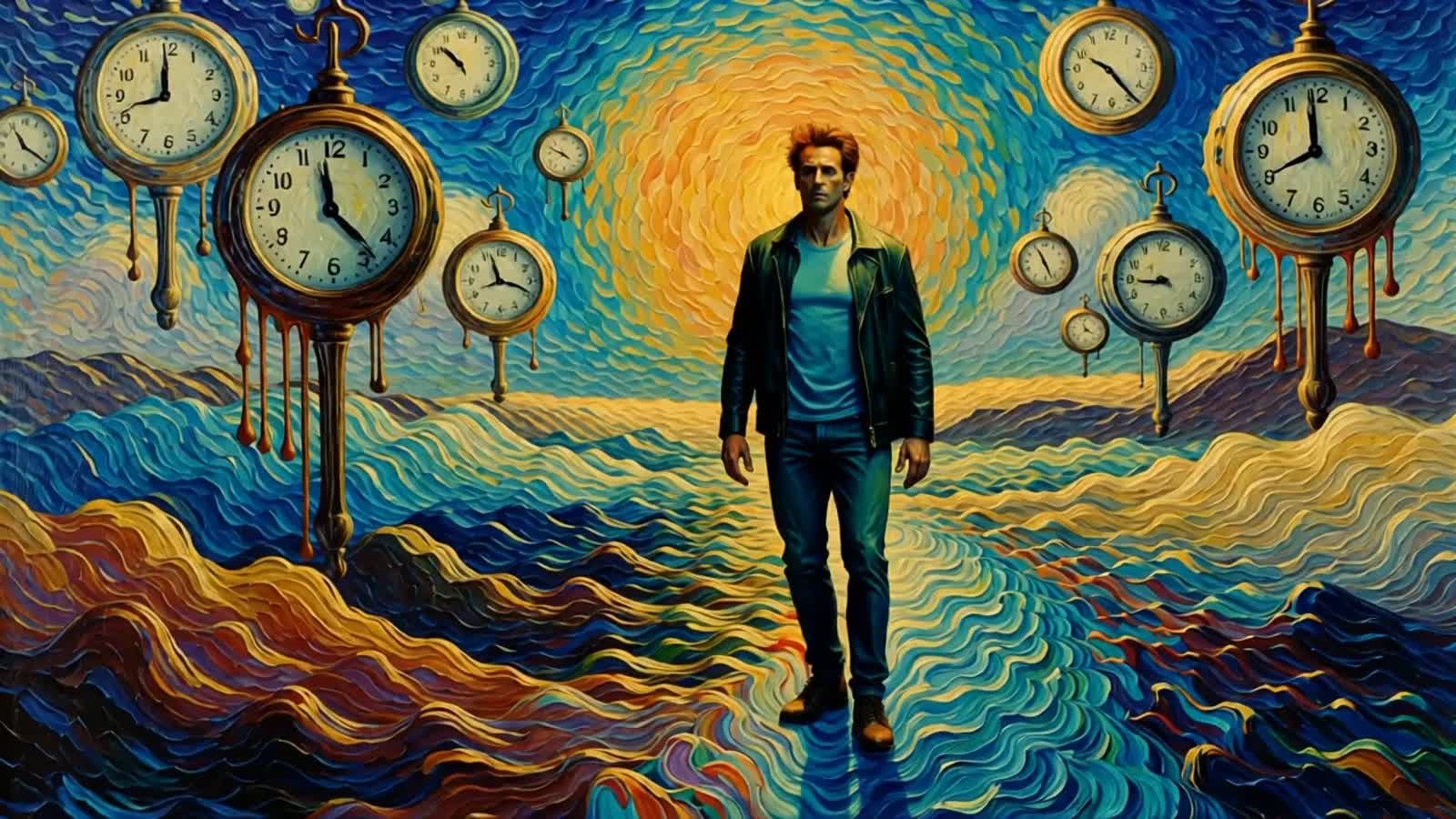 <lora:Empaste:1.0> <lora:divineOil:1.0> <lora:Akimora:1.0> A surreal, colorful, extruded, dripping oil, textured concept...