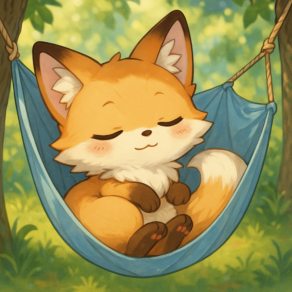 Relaxed fox