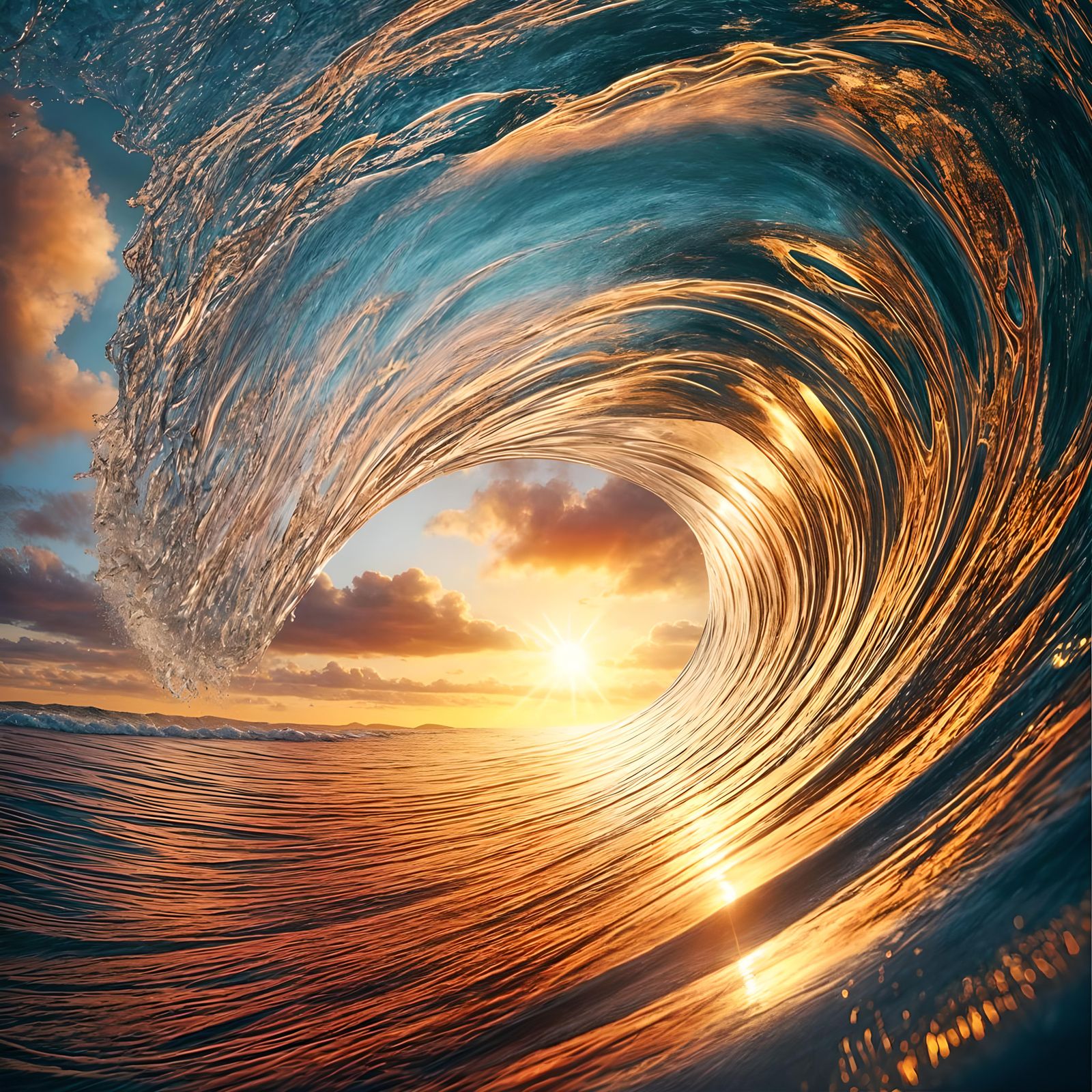 Turning Nature’s Raw Power into a Moment of Tranquil Beauty