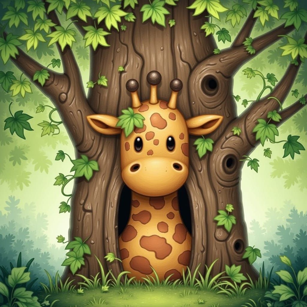 Giraffe in a Treehouse
<lora:XenoByte:1.0>