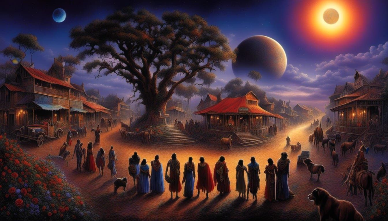 <lora:Gypsy1:1.0> (Roundabout) / (the circle of life and how...