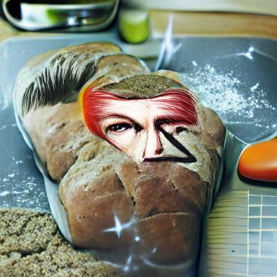 David Bowie Bakes Bread