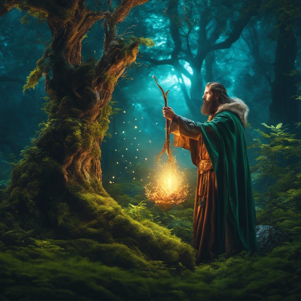 A Druid Doing Magical Things AI Generated Artwork NightCafe Creator P2UGk4ZhT4sOj5XOgkqJ 1 Dp2kl