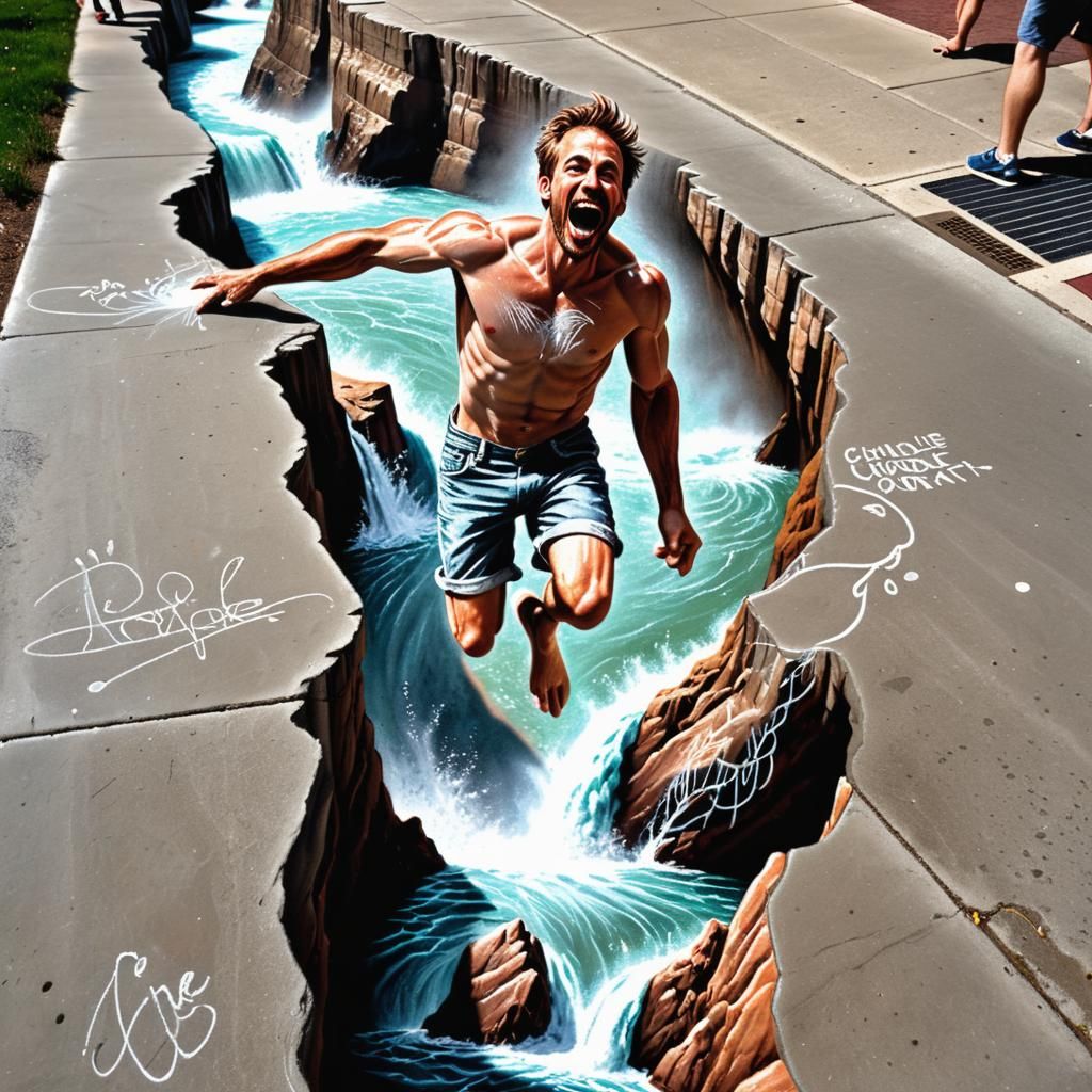 Chalk art