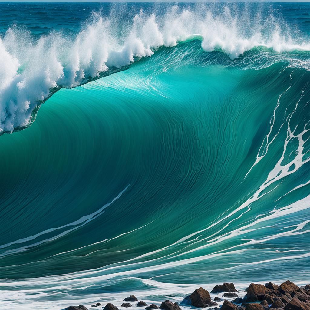"ocean waves!"