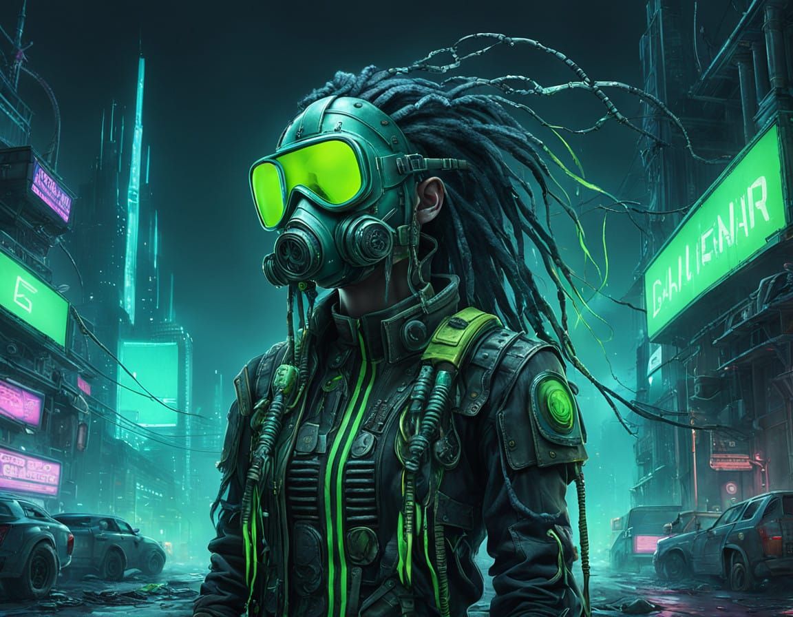 Cyber Wasteland  by @NovemberFox