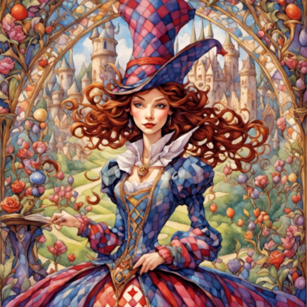 Checker illustration