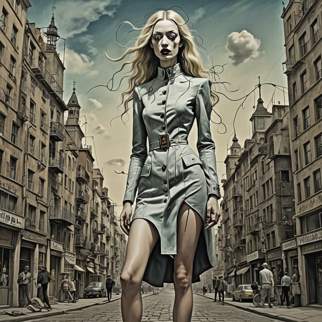 French haute couture model ___ #1