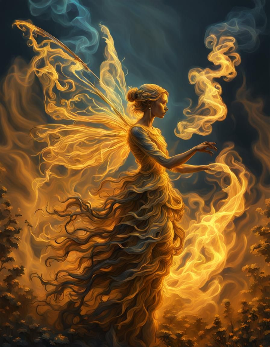 Smoke Fairy  by @Rosien_HoH